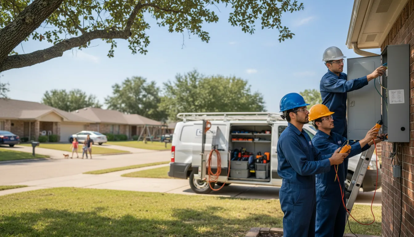 Certified electrician providing emergency electrical services in Bath, IL